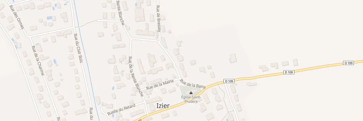 Plan du 6 Rue de la Barre à Izier
