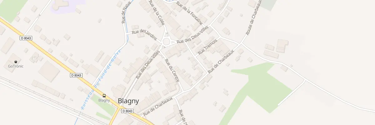 Plan du 4 Rue aux Chats à Blagny
