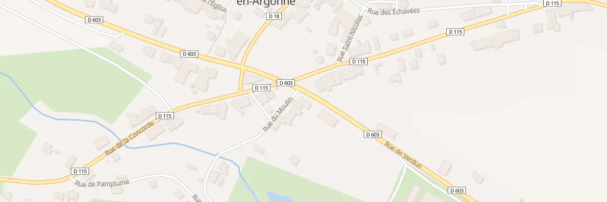 Plan du 1 Rue du Moulin à Dombasle-en-Argonne