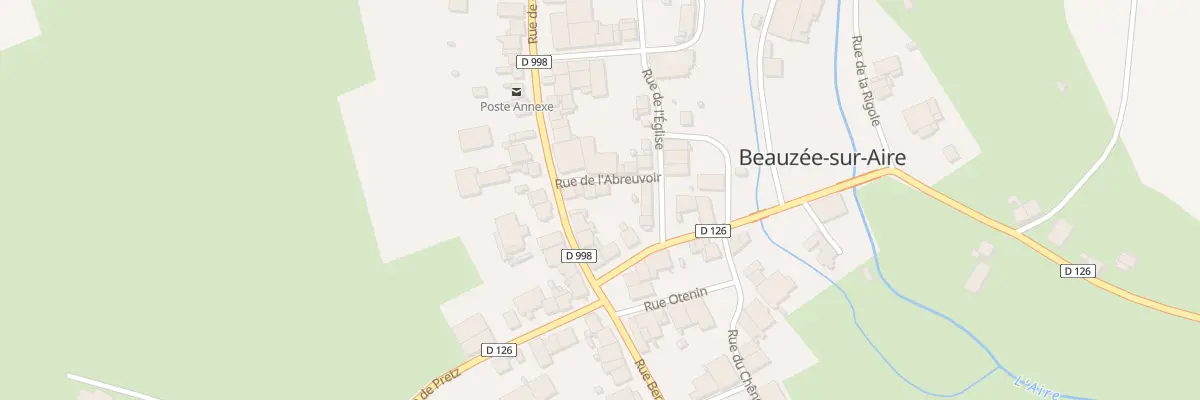 Plan du 2 Rue de l’Abreuvoir à Beausite