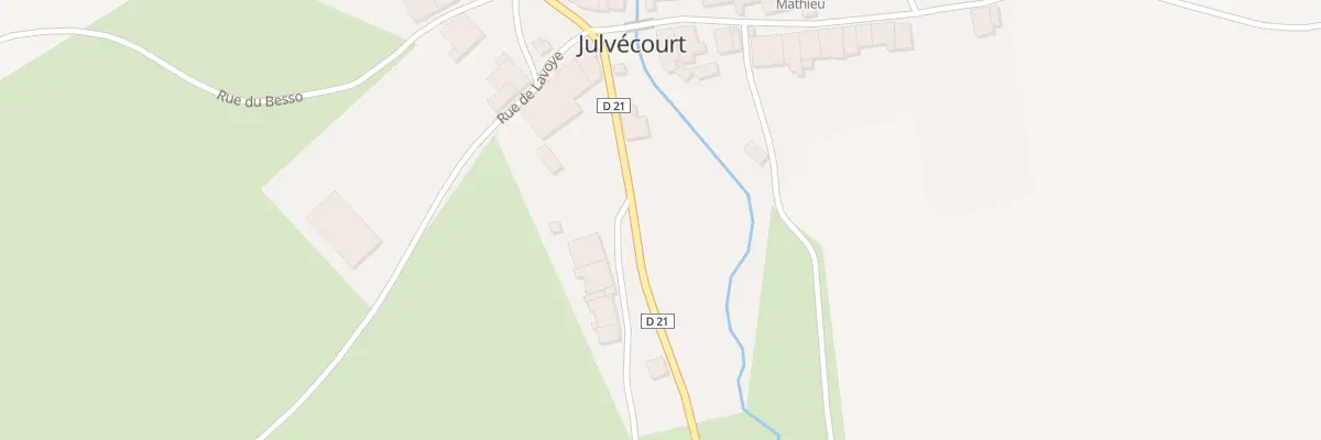 Plan du 1 Rue de Souilly à Julvécourt