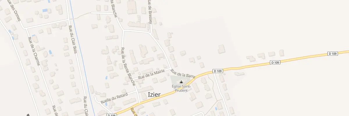 Plan du 4 Rue de la Barre à Izier