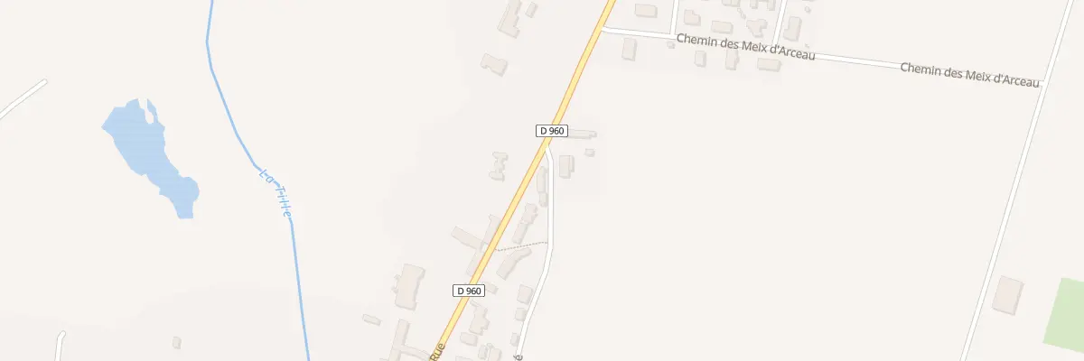 Plan du 60 Gr Grande Rue (Arceau) à Arceau