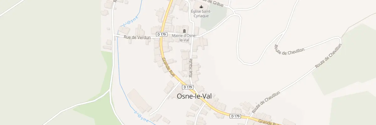 Plan du 4B Rue Haute à Osne-le-Val