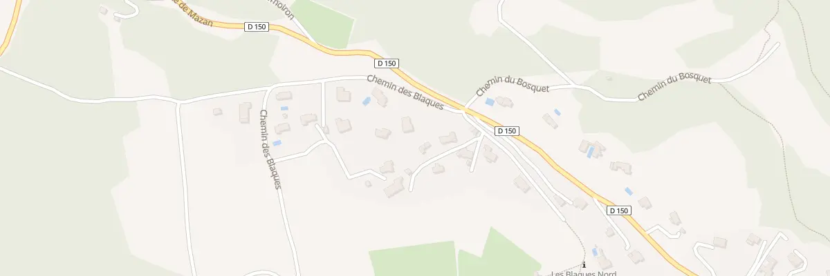 Plan du 23 Che des Blaques à Blauvac