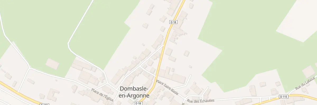 Plan du 160 Rue Nationale à Dombasle-en-Argonne