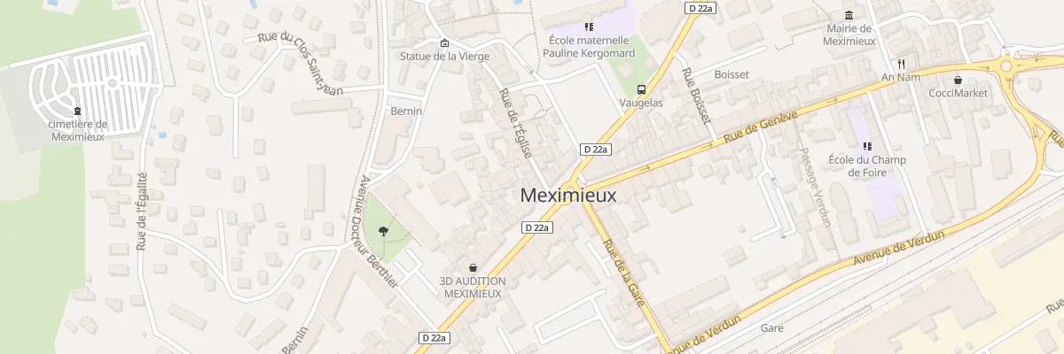 Plan du 5 Rue de l’Eglise à Meximieux