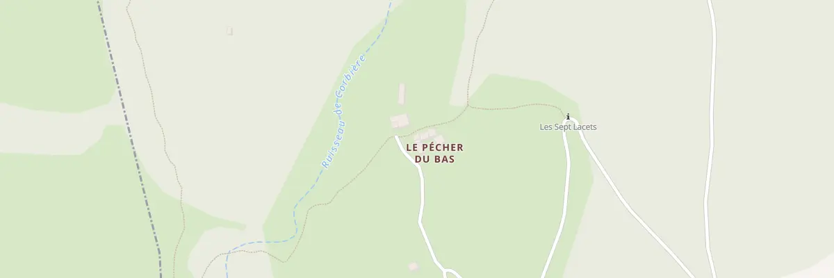 Plan du 5067 Le Pecher à Omblèze