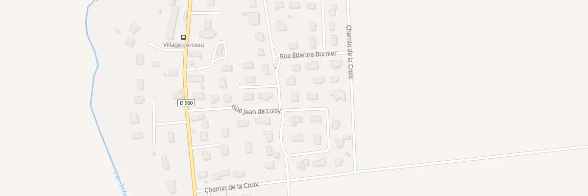 Plan du 16 Rue Jean de Loisy à Arceau