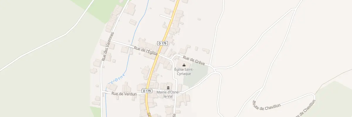 Plan du 1 Rue de Greve à Osne-le-Val