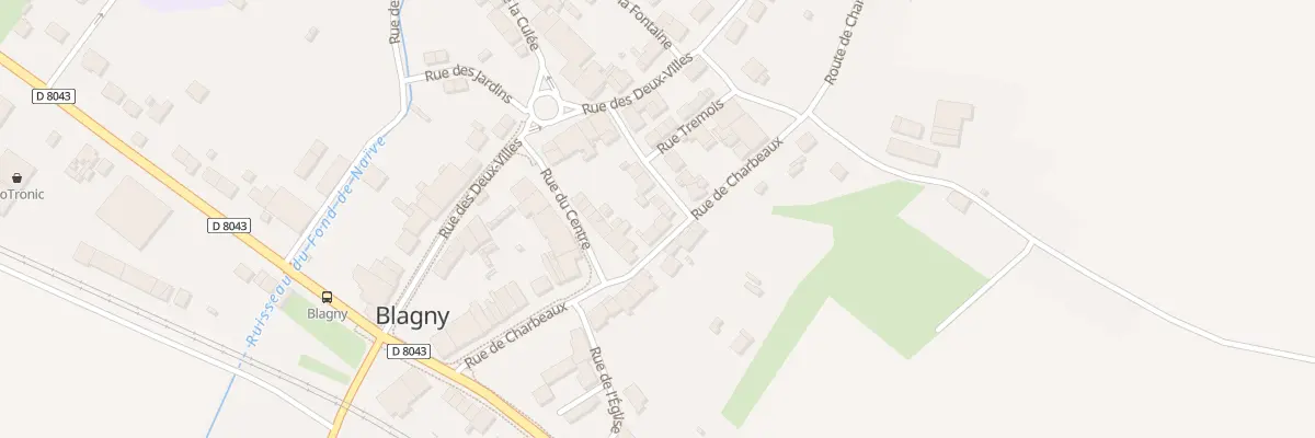 Plan du 27 Rue de Charbeaux à Blagny