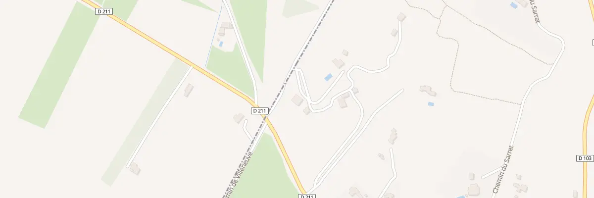 Plan du 700 Che de Villeneuve à Beaumettes