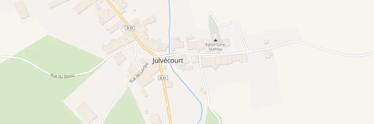 Plan du 4 Rue Haute à Julvécourt