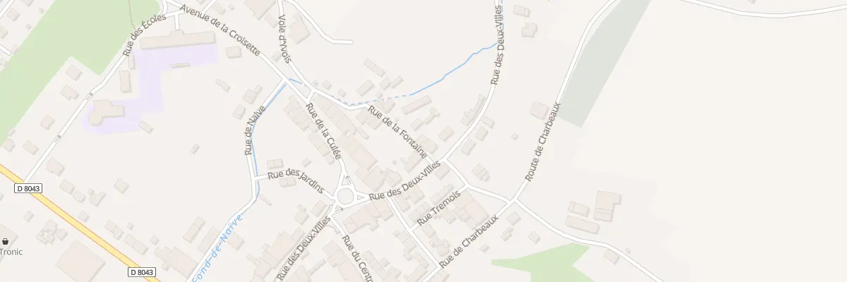 Plan du 5310 Rue de la Fontaine à Blagny