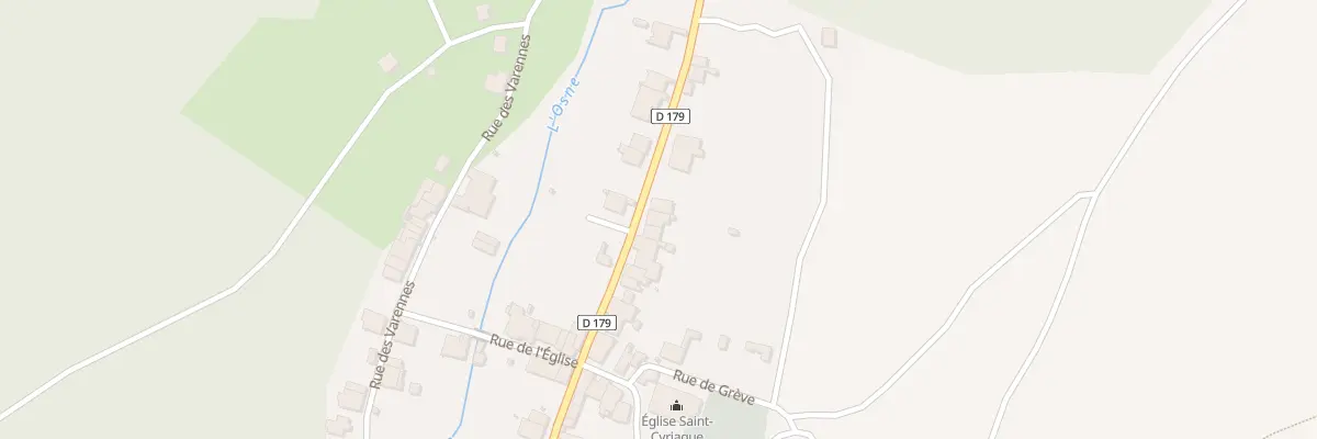 Plan du 40 Gr Grande Rue à Osne-le-Val