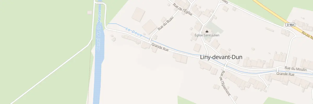 Plan du 37 Gr Grande Rue à Liny-devant-Dun