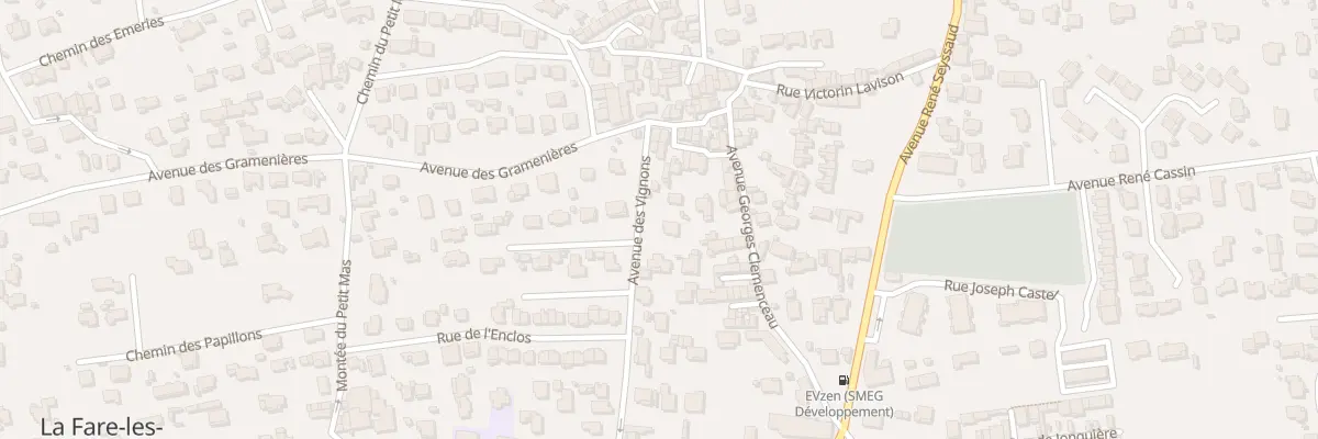 Plan du 34 Av des Vignons à La Fare-les-Oliviers