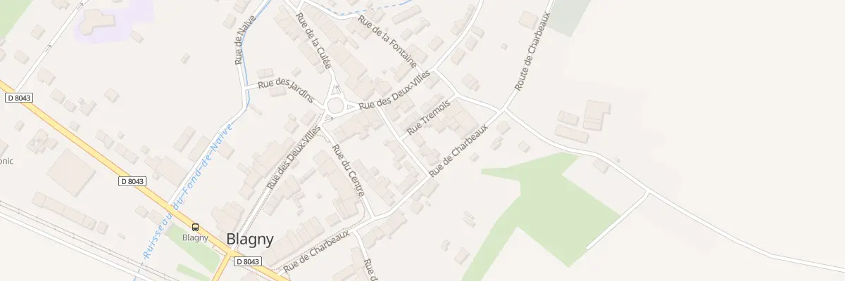 Plan du 2 Rue Tremois à Blagny