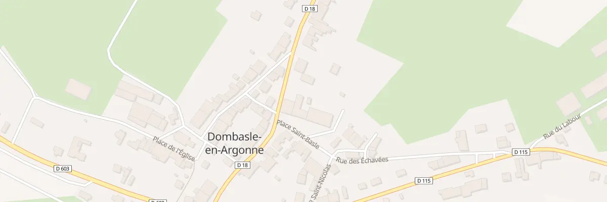 Plan du 31 Pl Saint Basle à Dombasle-en-Argonne