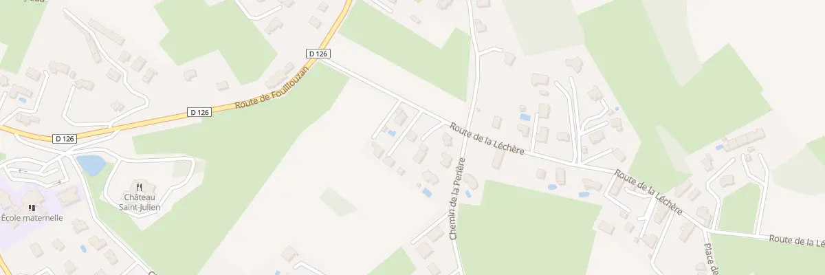 Plan du 134 Rte de la Lechere à Frontonas