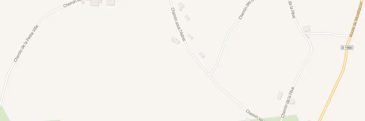 Plan du 400 Che sous l’Adret à Viriville