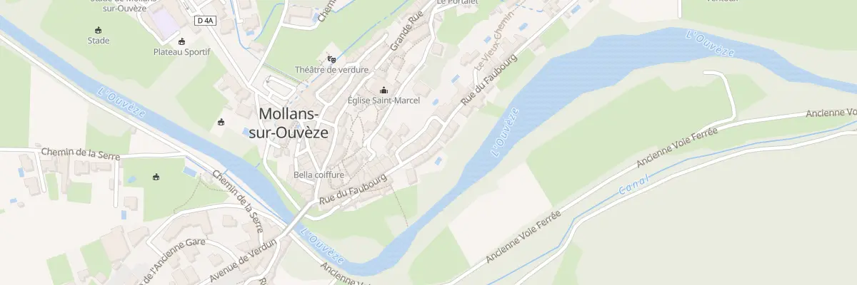 Plan du 8 Rue sous le Chateau à Mollans-sur-Ouvèze
