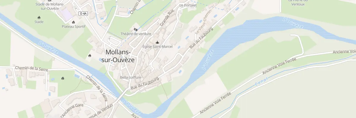 Plan du 27 Rue du Faubourg à Mollans-sur-Ouvèze