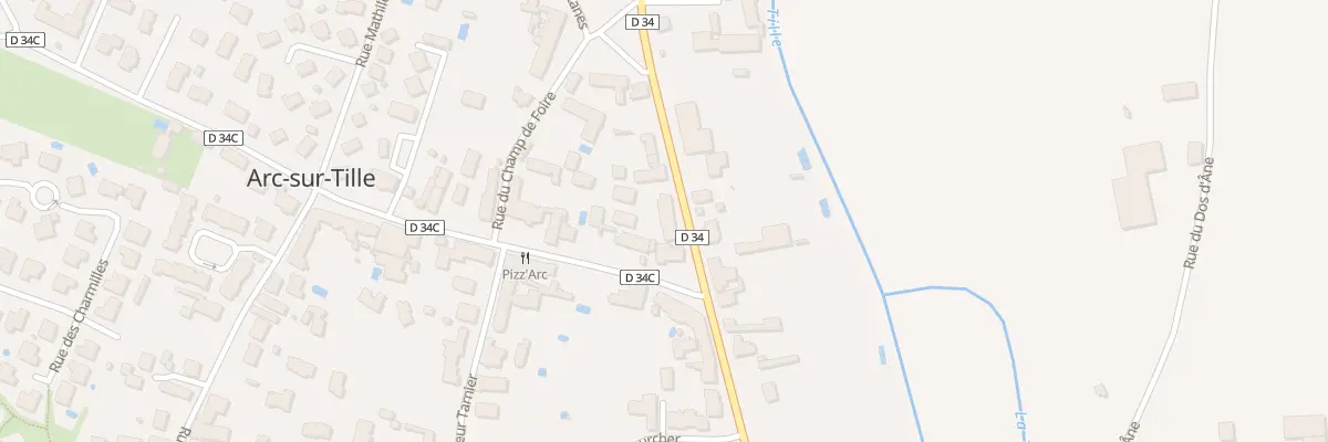 Plan du 14C Rue de Genlis à Arc-sur-Tille