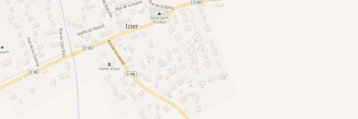 Plan du 3 All des Yeuses à Izier