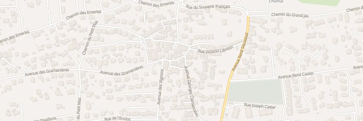 Plan du 12 Rue Felix Faure à La Fare-les-Oliviers