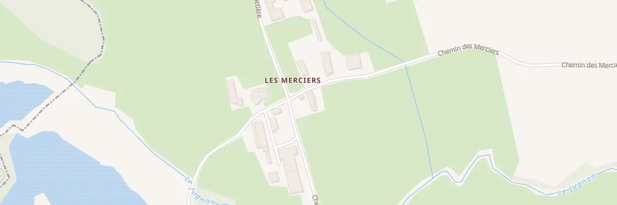 Plan du 24 Che des Merciers à Viriat