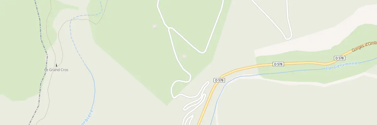 Plan du 5088 Le Pecher à Omblèze