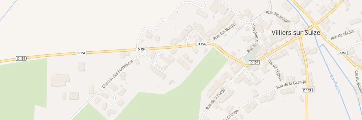 Plan du 9 Rue du Pont de la Cote à Villiers-sur-Suize