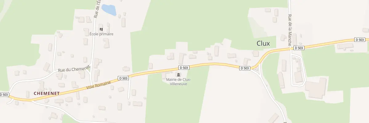 Plan du 63 Voie Romaine à Clux-Villeneuve