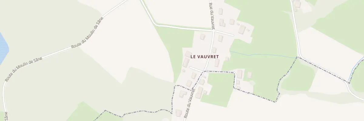 Plan du 398 Rue du Vauvret à Sornay