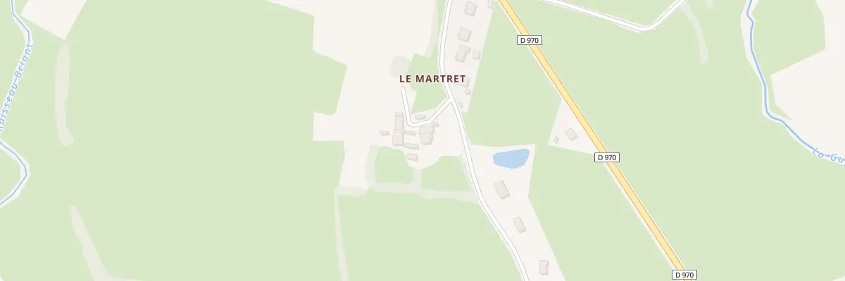 Plan du 4 Ham Le Martret à Mervans