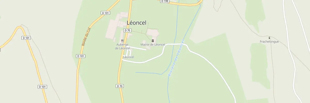 Plan du 85 Che du Ruisseau à Léoncel