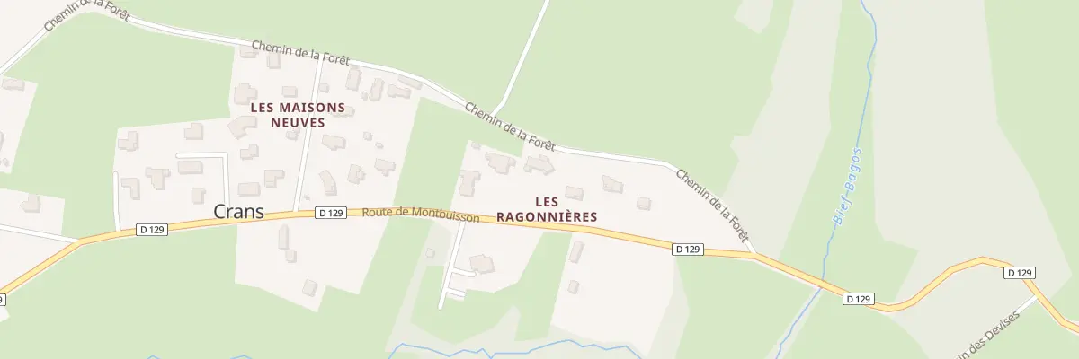 Plan du 1317 Rte de Montbuisson à Crans