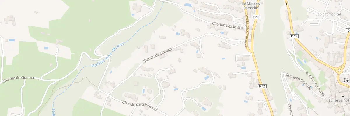 Plan du 5952 Les Beaumes à Gordes