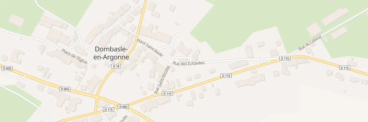 Plan du 5 Rue des Echavees à Dombasle-en-Argonne