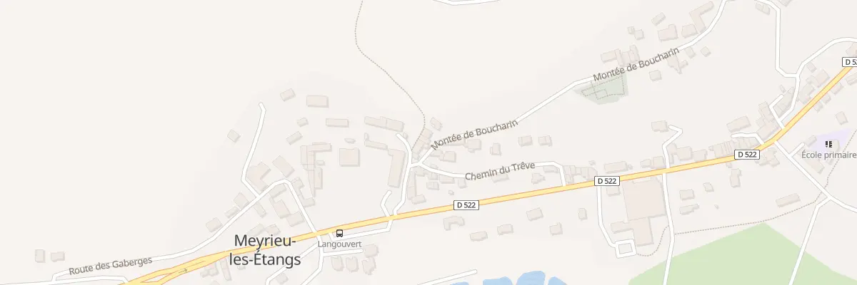 Plan du 101 Mte de Boucharin à Meyrieu-les-Étangs