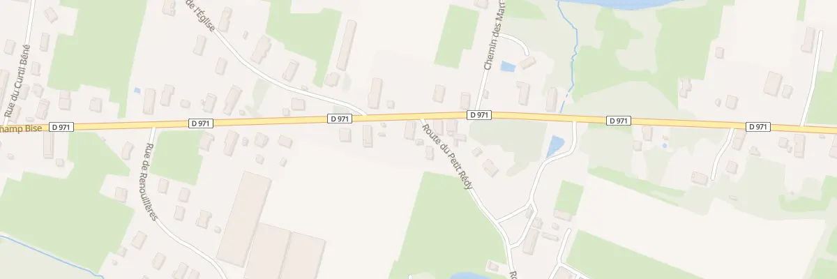 Plan du 22 Rte du Petit Rédy à Sornay