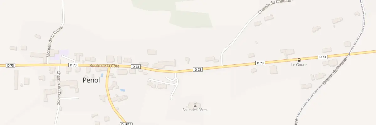 Plan du 811 Rte de la Côte à Penol