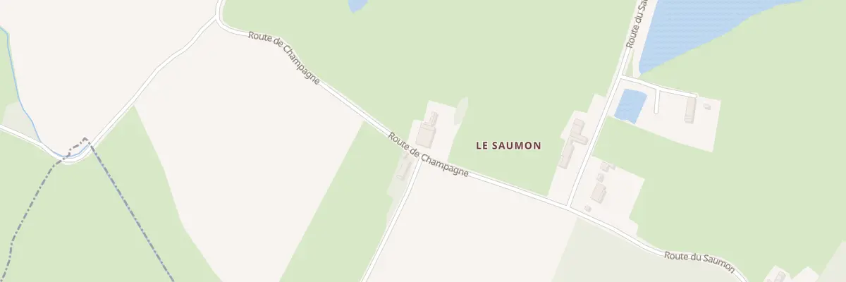 Plan du 11 Rte de Champagne à Dampierre-en-Bresse