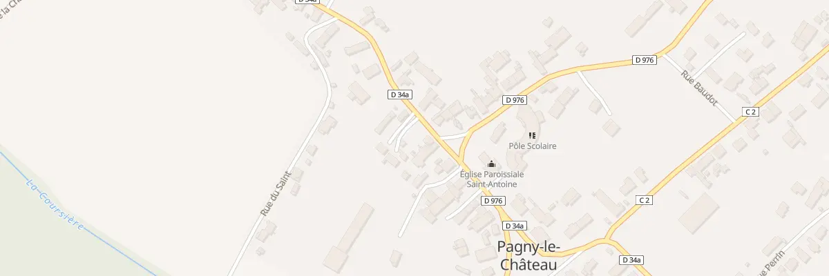 Plan du 5 Rte de Pagny la Ville à Pagny-le-Château
