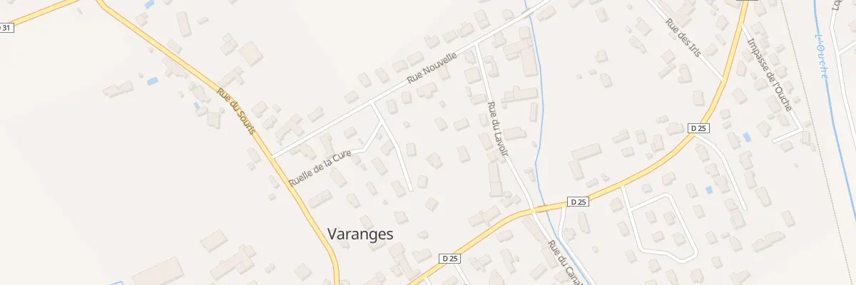 Plan du 4 Rue Nouvelle à Varanges