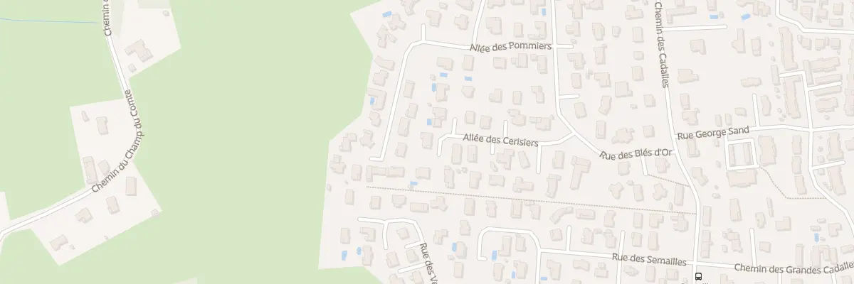 Plan du 159 All des Cerisiers à Saint-Denis-lès-Bourg