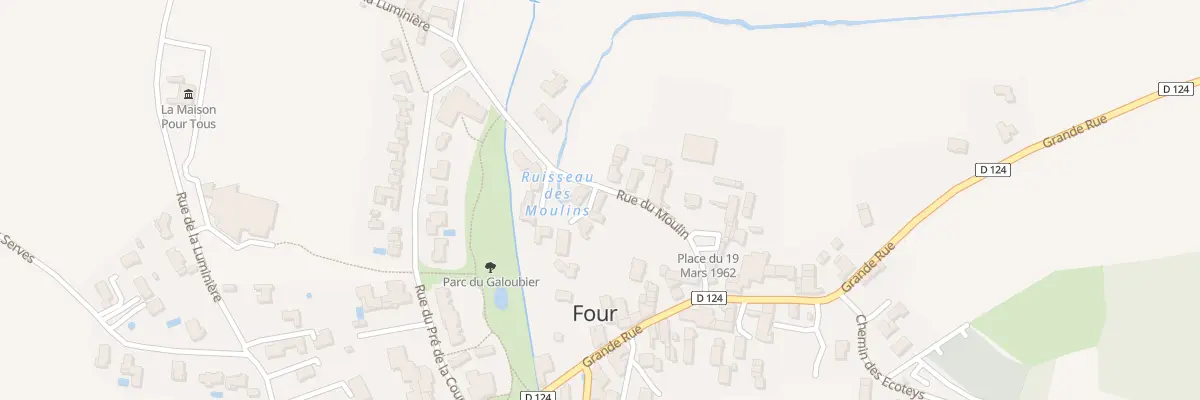 Plan du 6 Rue du Moulin à Four