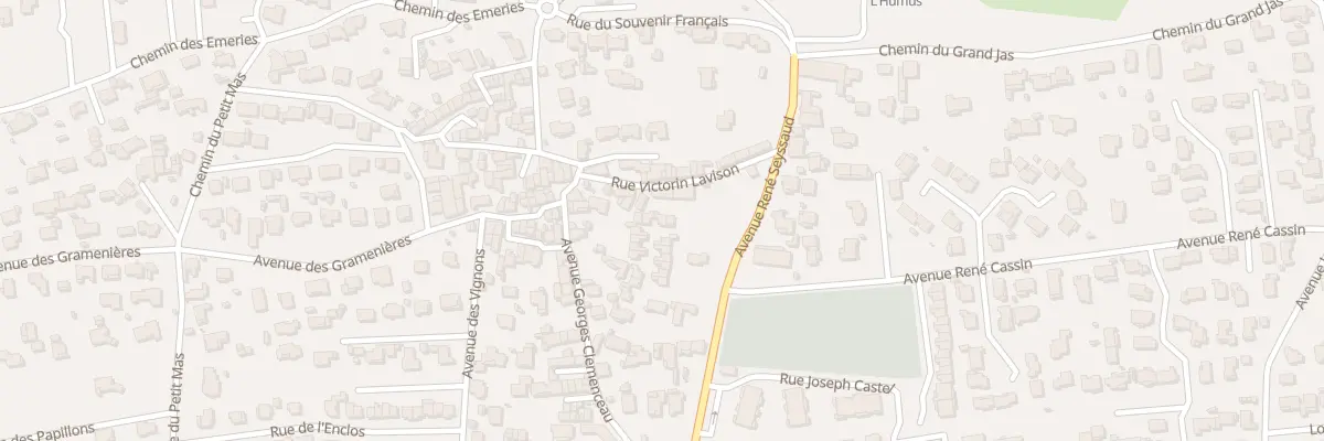 Plan du 9273 Av Rene Seyssaud à La Fare-les-Oliviers