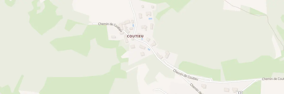 Plan du 1305 Che de Coutieu à Panossas